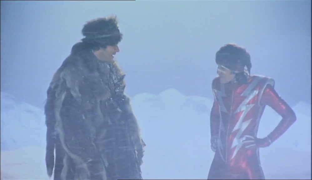 - WHAT, THE HUMAN COKE CAN? - THIS IS THE GLAM ROCK SKI SUIT. 