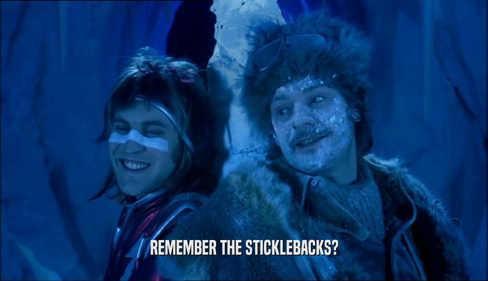 REMEMBER THE STICKLEBACKS?  