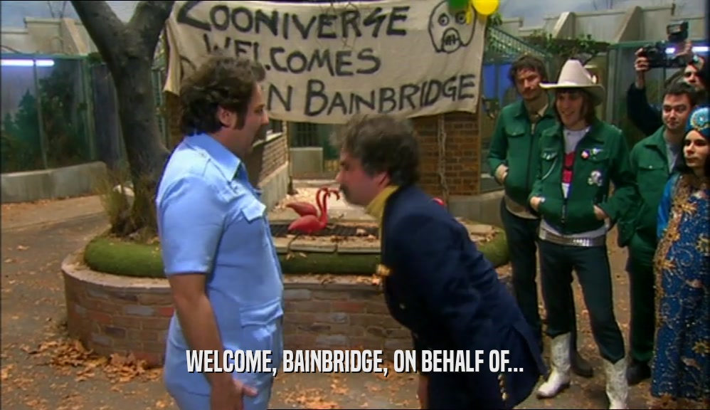 WELCOME, BAINBRIDGE, ON BEHALF OF...  