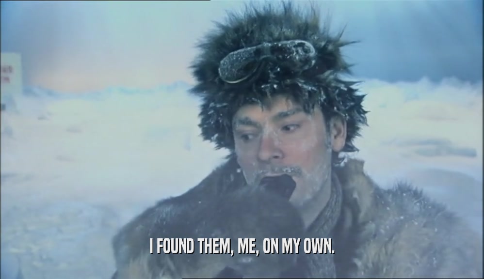 I FOUND THEM, ME, ON MY OWN.  