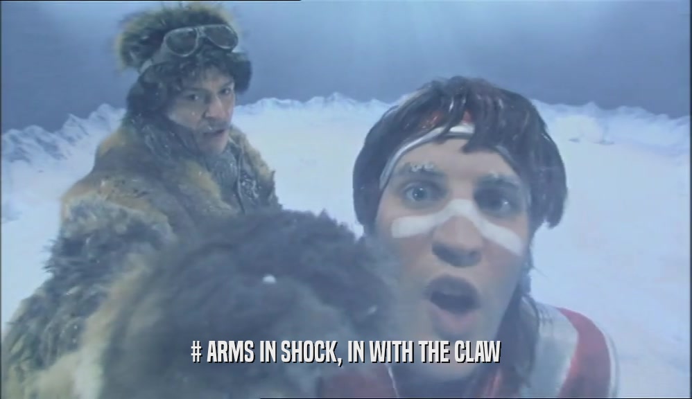 # ARMS IN SHOCK, IN WITH THE CLAW  