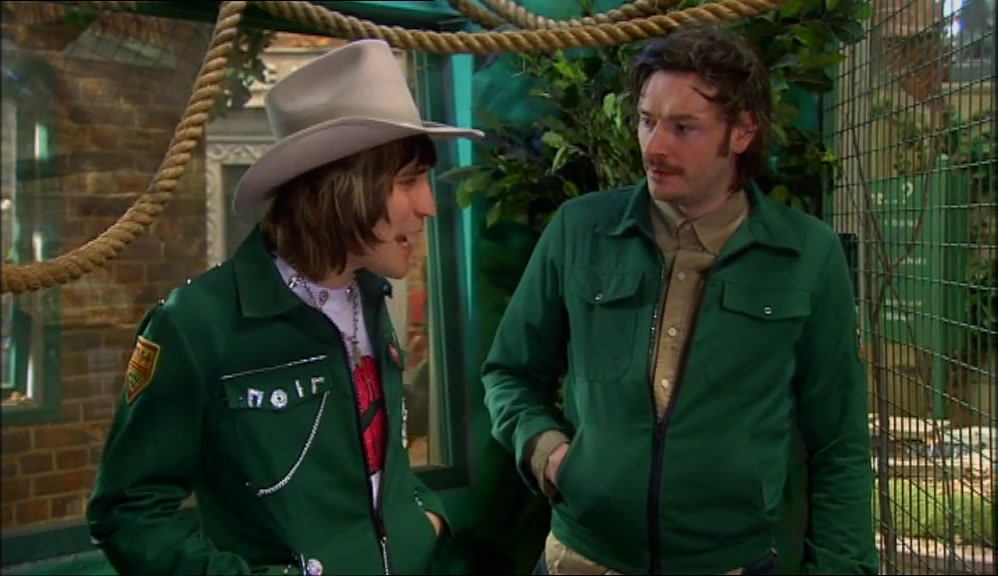 AS IF THAT'S A MOUSTACHE. THAT'S A CAPPUCCINO STAIN. 