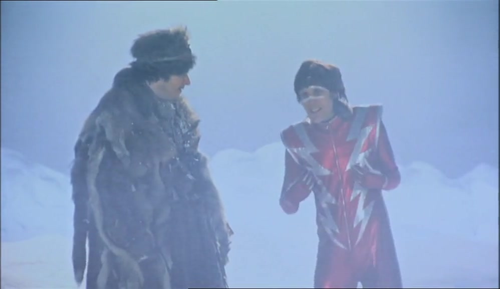 - WHAT, THE HUMAN COKE CAN? - THIS IS THE GLAM ROCK SKI SUIT. 