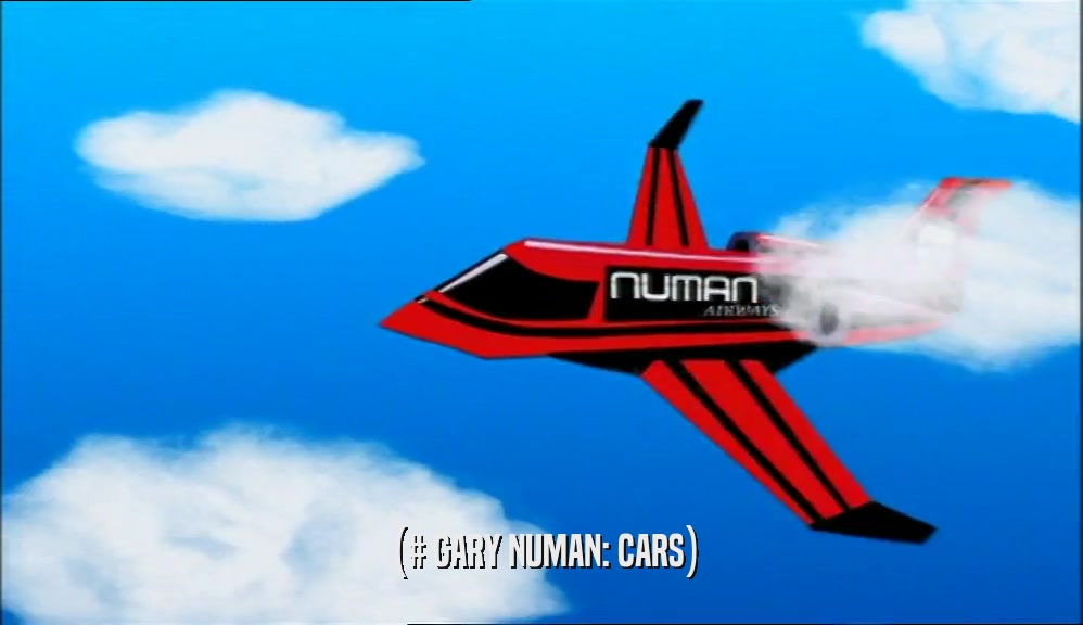 (# GARY NUMAN: CARS)  