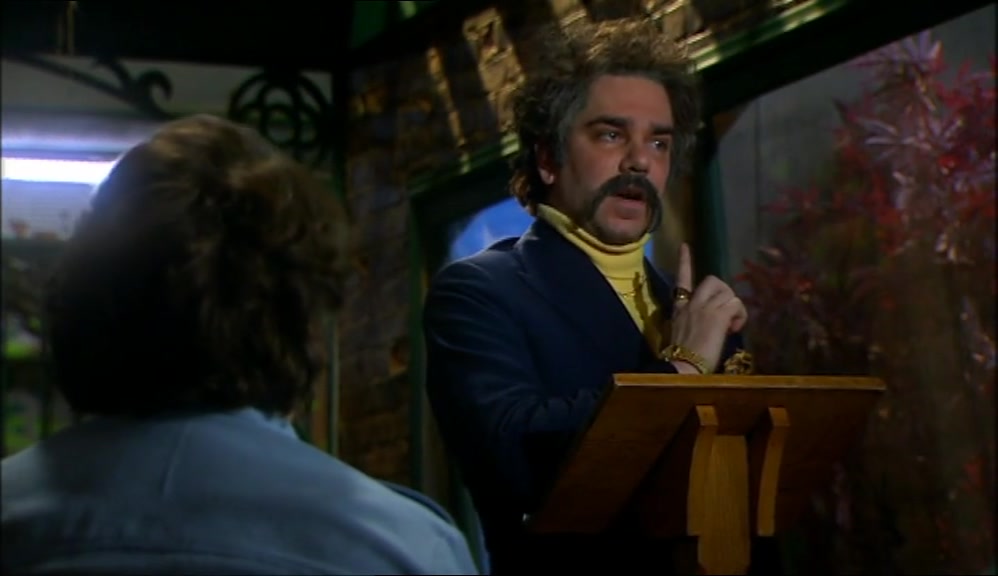 THE WOLF ATTACKED ME, BUT FORTUNATELY I HAD A PISTOL HIDDEN IN MY MOUSTACHE. 