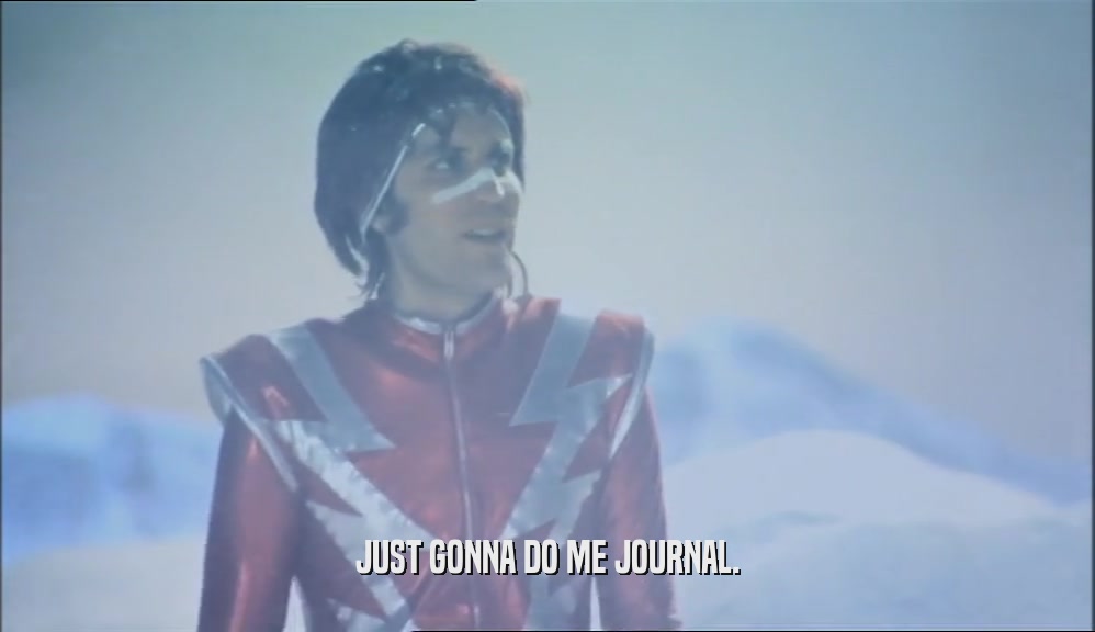 JUST GONNA DO ME JOURNAL.  