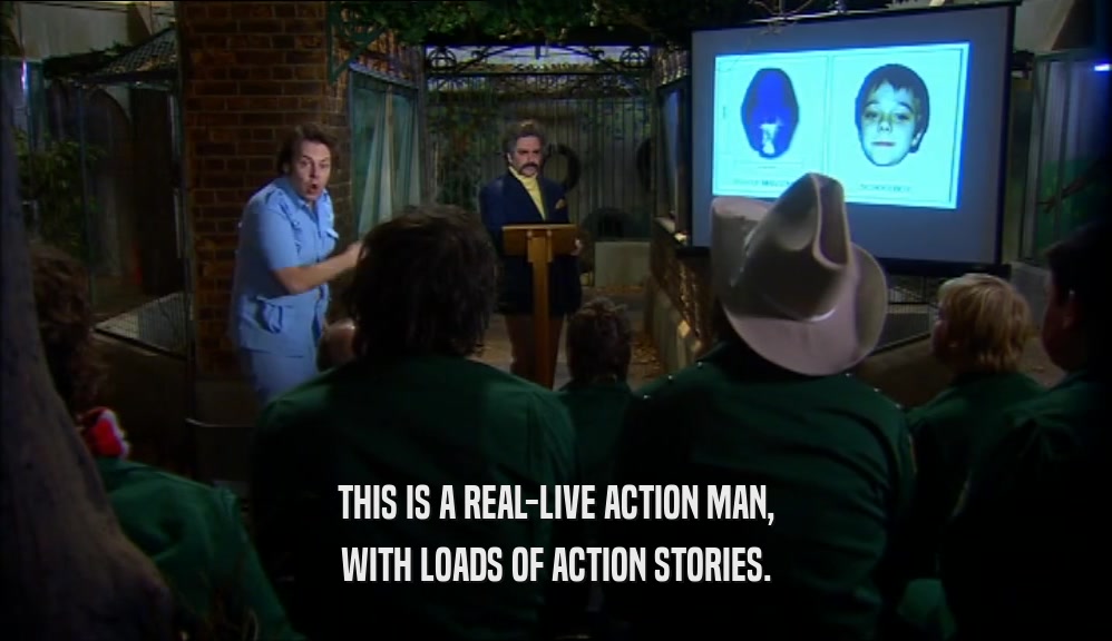 THIS IS A REAL-LIVE ACTION MAN, WITH LOADS OF ACTION STORIES. 