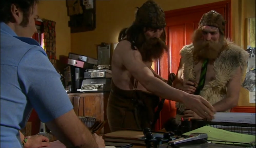 - DO YOU HAVE ANY PAPERWORK? - ER... 