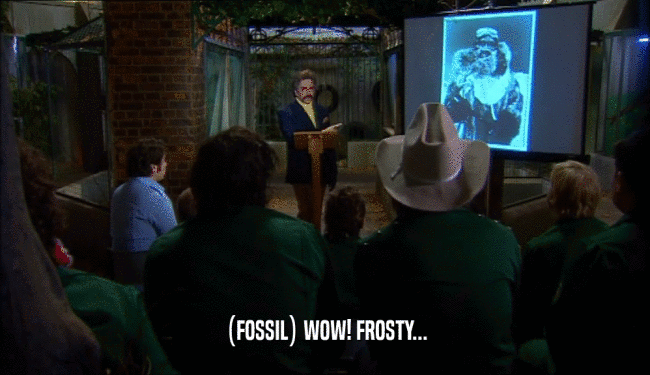 (FOSSIL) WOW! FROSTY...  