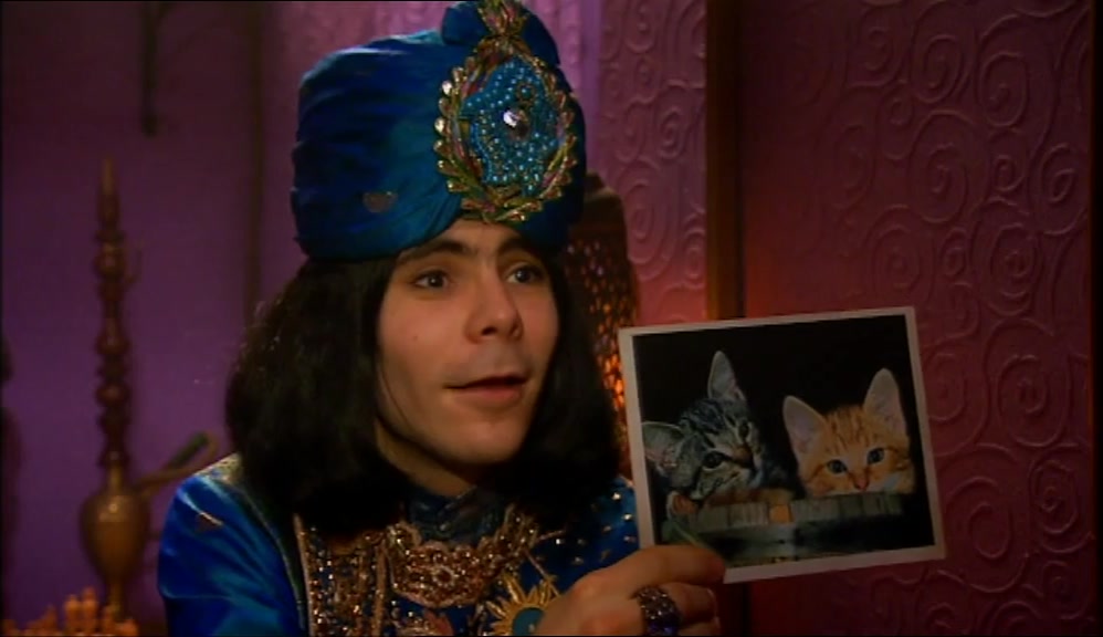- LOOK AT PHILIP'S EYES. - HE'S GOT LITTLE EYES. 