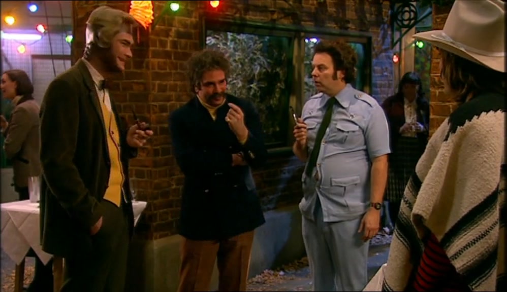 (SNEERS) YOU PRICK. GET RID OF HIM, FOSSIL.  
