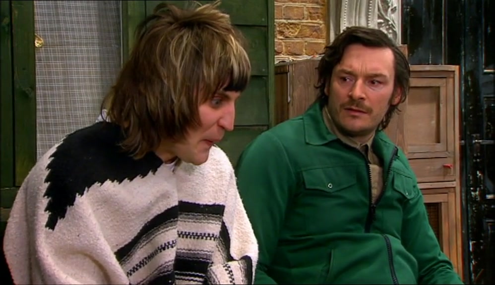 HE COMES ROUND WHEN YOU'RE ASLEEP, WATCHES YOU, LEANS OVER YOUR BED. OOH. 