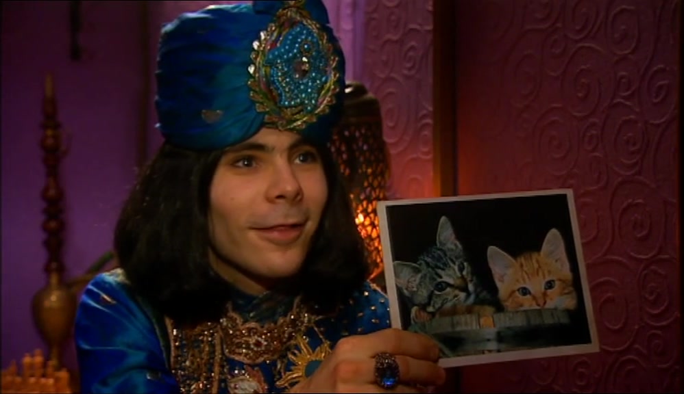 - LOOK AT PHILIP'S EYES. - HE'S GOT LITTLE EYES. 