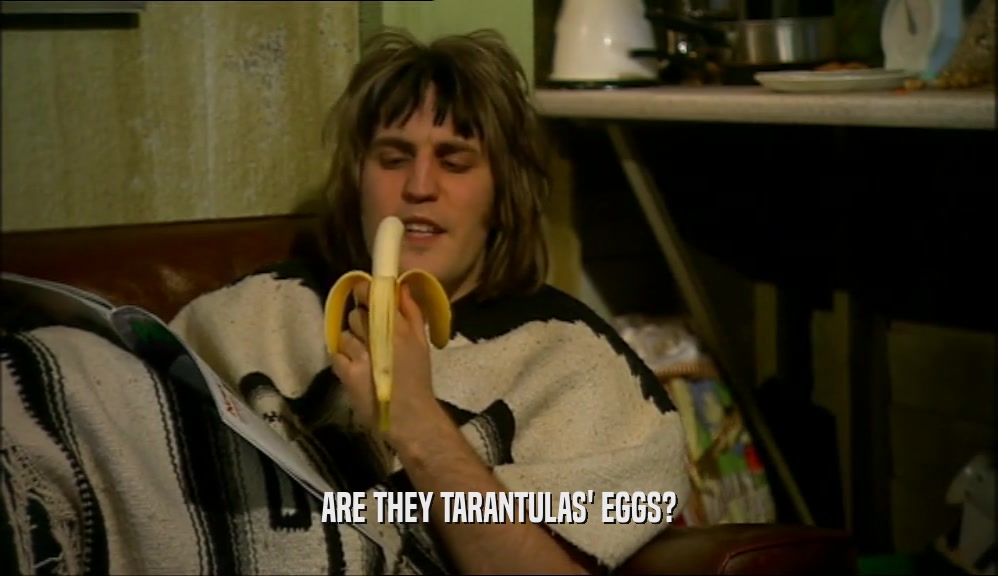 ARE THEY TARANTULAS' EGGS?
  