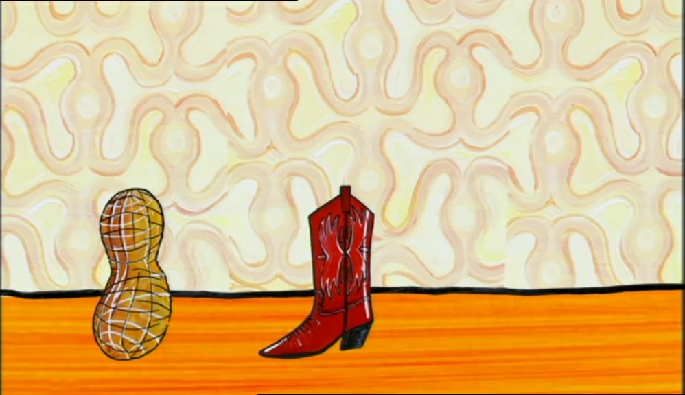 HE DECIDED TO SPEND THE REST OF HIS LIFE PUTTING SMALL HAIRSTYLES ON TO BOOTS, 