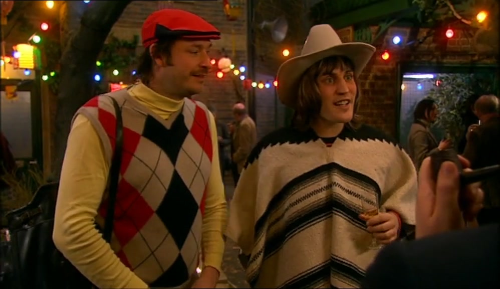- THIS IS MY MATE HOWARD. HE'S A WRITER. - WHAT DO YOU WANT? 