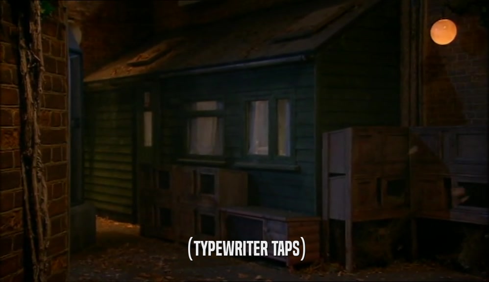 (TYPEWRITER TAPS)  