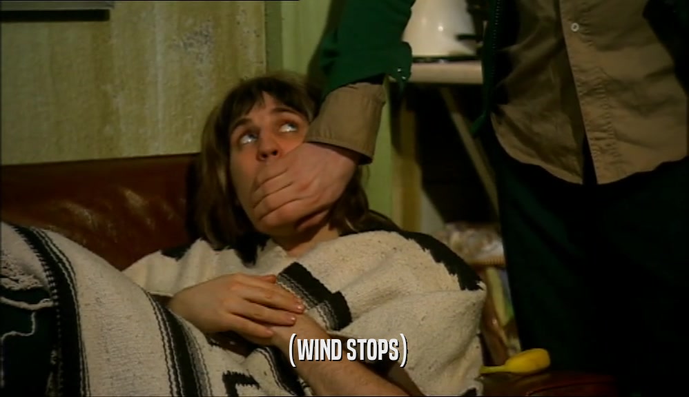 (WIND STOPS)  