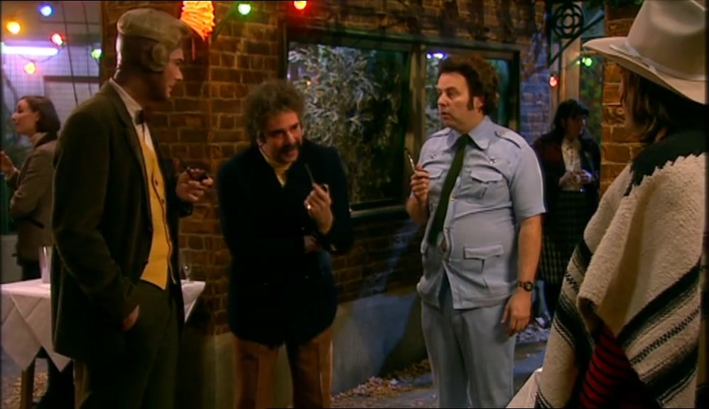 (SNEERS) YOU PRICK. GET RID OF HIM, FOSSIL.  