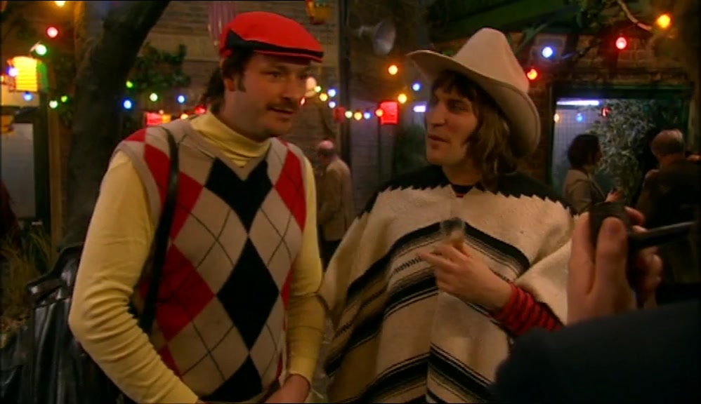 - THIS IS MY MATE HOWARD. HE'S A WRITER. - WHAT DO YOU WANT? 