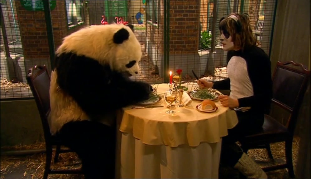 NO WAY. SHE'S NOT INTERESTED IN HIM. HE'S A BRUTE. 