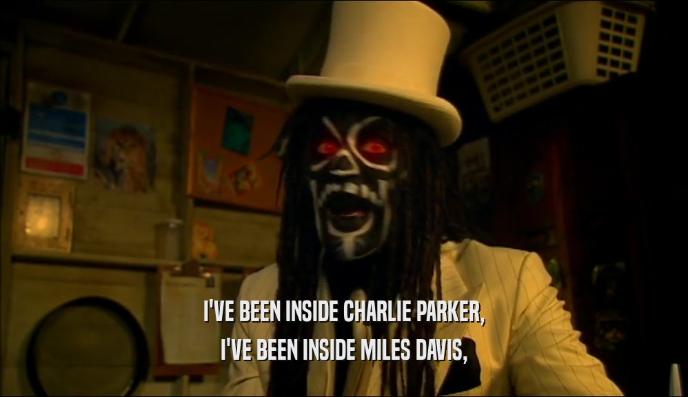 I'VE BEEN INSIDE CHARLIE PARKER, I'VE BEEN INSIDE MILES DAVIS, 