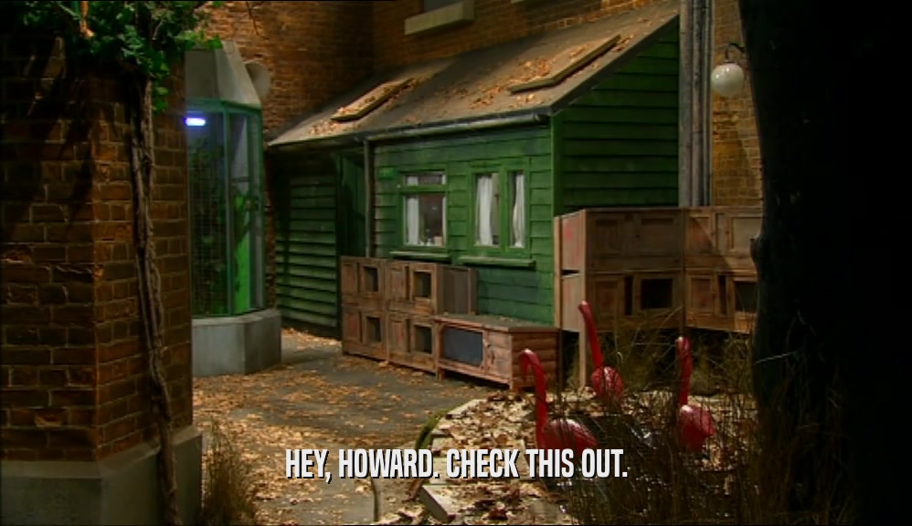 HEY, HOWARD. CHECK THIS OUT.  