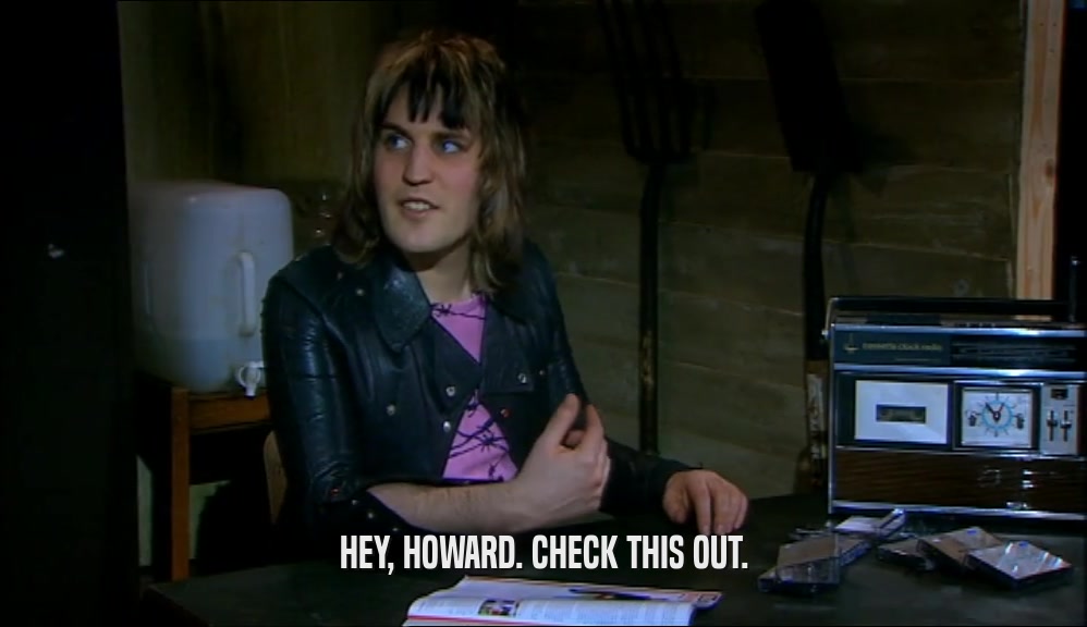 HEY, HOWARD. CHECK THIS OUT.  