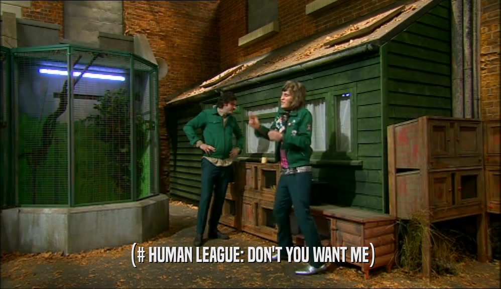 (# HUMAN LEAGUE: DON'T YOU WANT ME)  