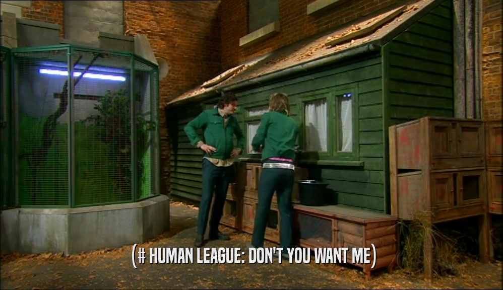 (# HUMAN LEAGUE: DON'T YOU WANT ME)  
