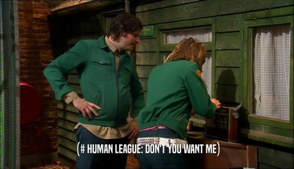 (# HUMAN LEAGUE: DON'T YOU WANT ME)  