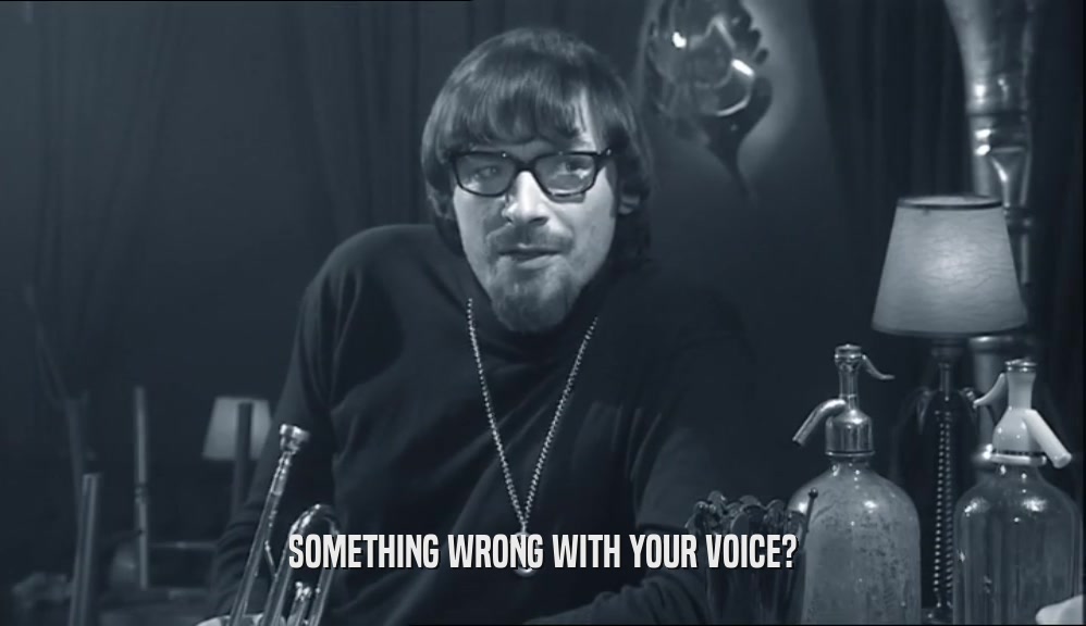 SOMETHING WRONG WITH YOUR VOICE?  