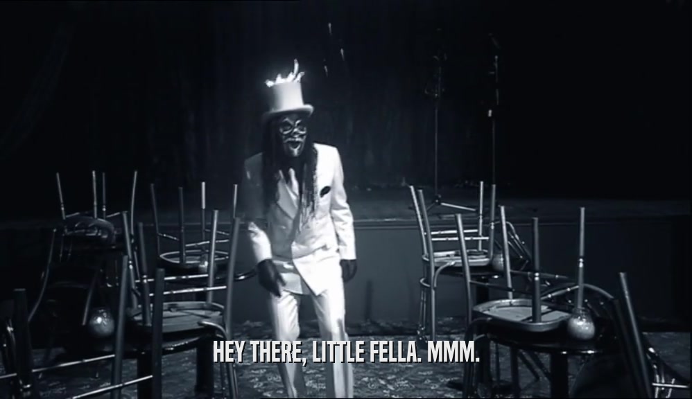 HEY THERE, LITTLE FELLA. MMM.  