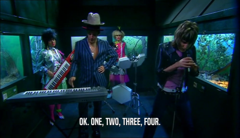 OK. ONE, TWO, THREE, FOUR.  