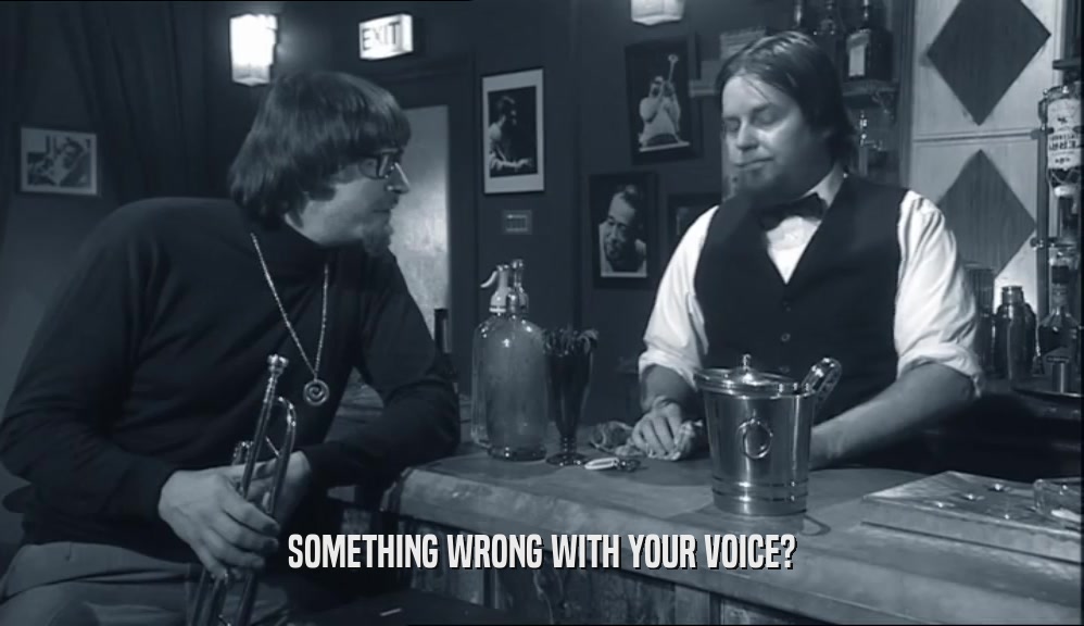 SOMETHING WRONG WITH YOUR VOICE?  