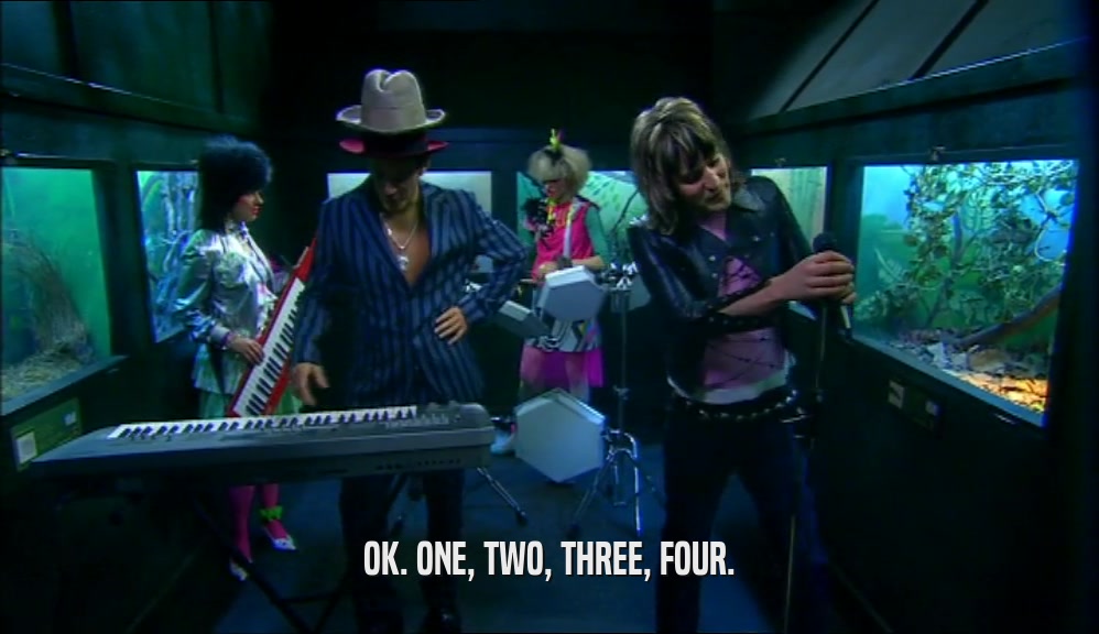OK. ONE, TWO, THREE, FOUR.  