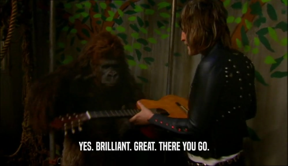 YES. BRILLIANT. GREAT. THERE YOU GO.  