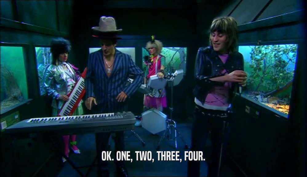 OK. ONE, TWO, THREE, FOUR.  