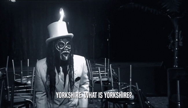 YORKSHIRE. WHAT IS YORKSHIRE?  