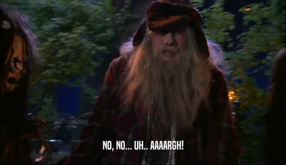 NO, NO... UH.. AAAARGH!  