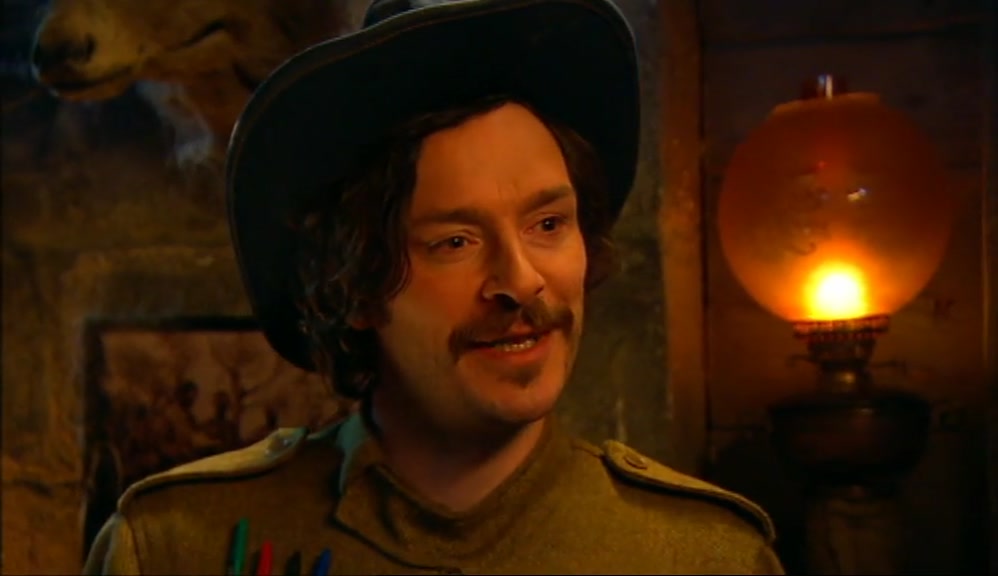 - MAN TO MAN, SO TO SPEAK. - DON'T MIND IF I DO, SIR. 