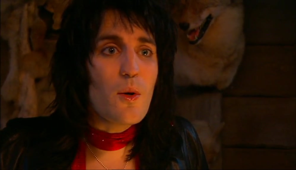 YEAH? BIG DEAL! SEE THAT? STRAIGHTENERS, NICKY CLARKE. HOTTEST YOU CAN GET. FELL ASLEEP ON THEM WHILE I WAS PISSED. 