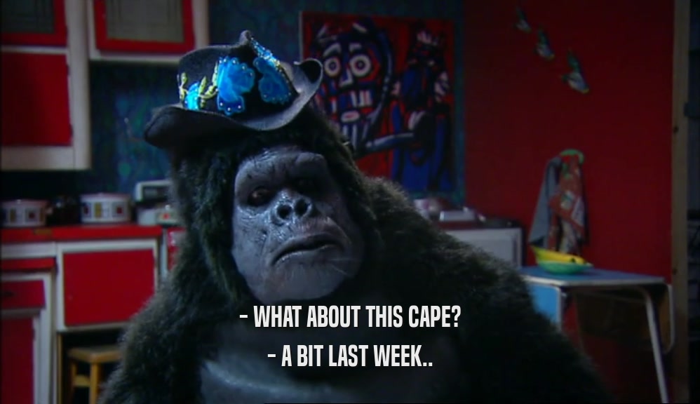 - WHAT ABOUT THIS CAPE? - A BIT LAST WEEK.. 