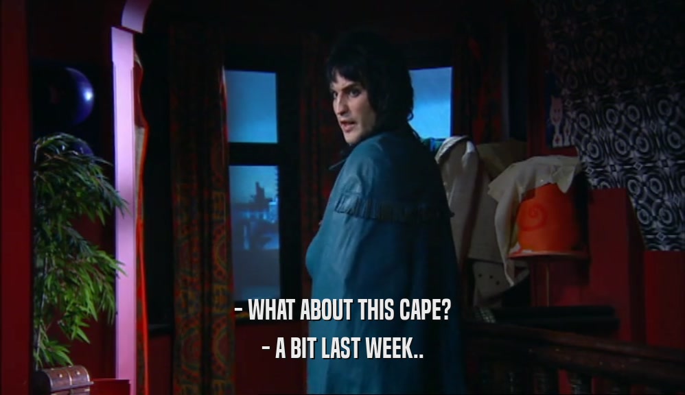- WHAT ABOUT THIS CAPE? - A BIT LAST WEEK.. 