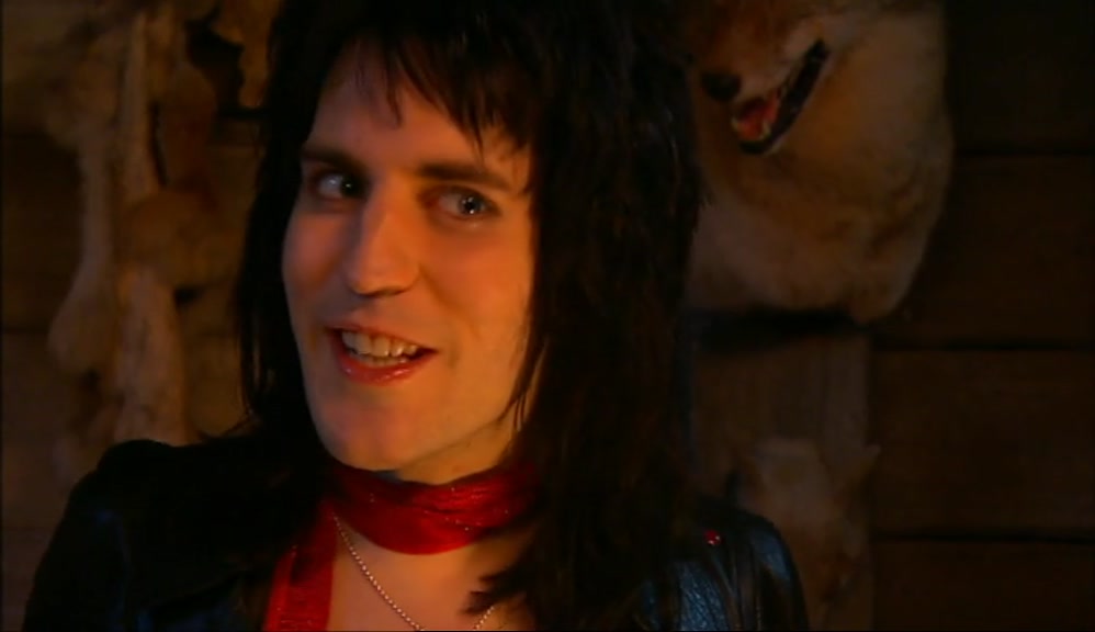 YEAH? BIG DEAL! SEE THAT? STRAIGHTENERS, NICKY CLARKE. HOTTEST YOU CAN GET. FELL ASLEEP ON THEM WHILE I WAS PISSED. 