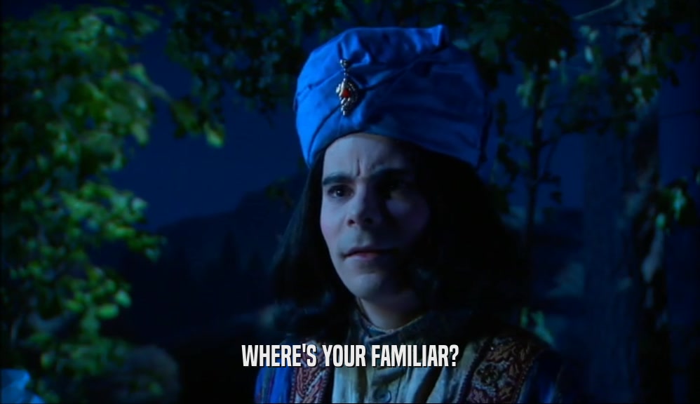WHERE'S YOUR FAMILIAR?  