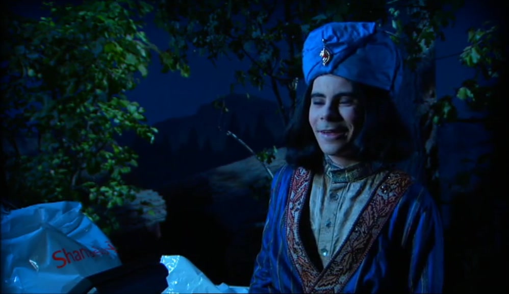 YEAH, I WAS OUT OF MY HEAD THAT NIGHT - SICK IN MY TURBAN. YOU WERE ALL OVER THE SHOP. 