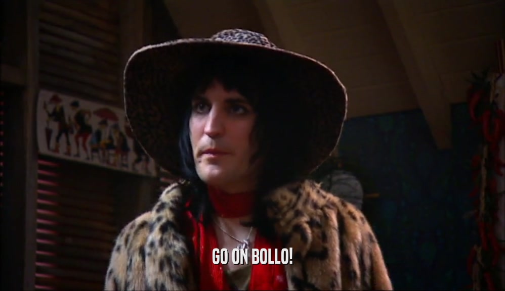 GO ON BOLLO!  