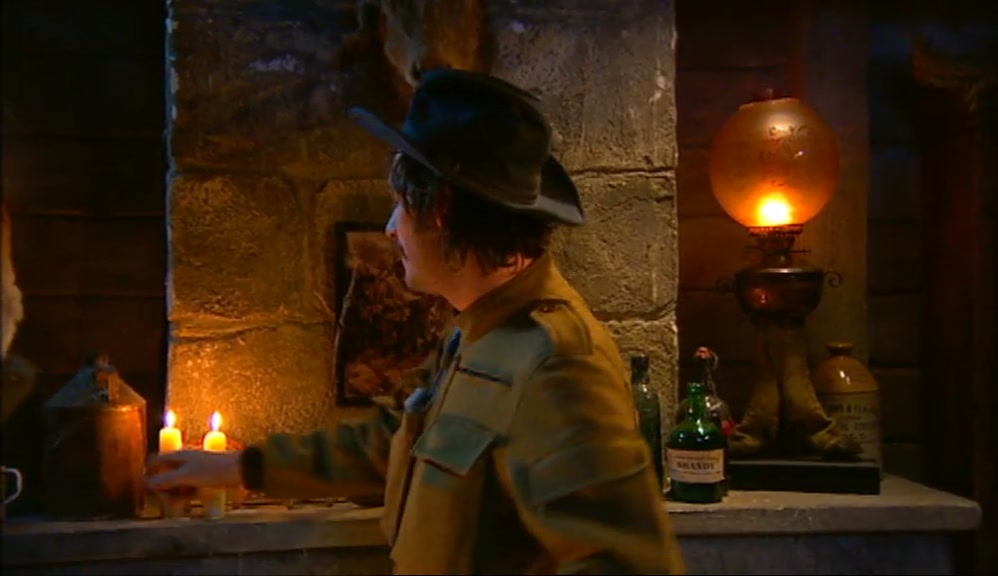 A ROARING FIRE, CUP OF TEA, WHAT MORE DO YOU NEED, EH?  