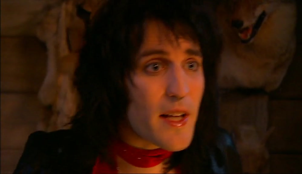 - JIMINY CHRISTMAS! - NOW, CAN YOU GET OUT PLEASE? 'CAUSE I WANT TO GO TO BED. 